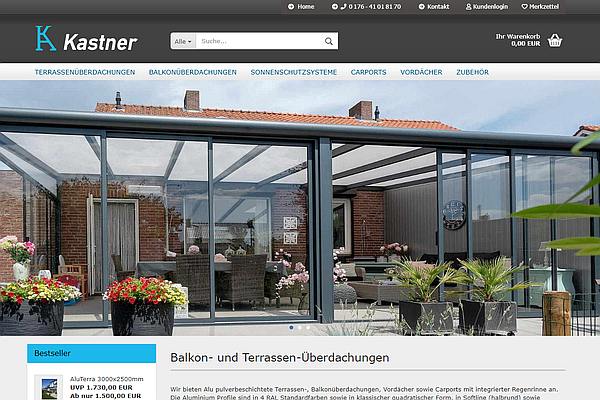 Webshop-Relaunch von Kastner Überdachungen wurde erfolgreich abgeschlossen.