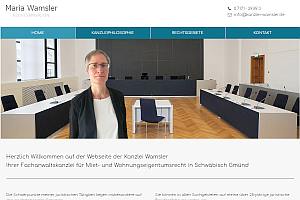 Rechtsanwältin Maria Wamsler